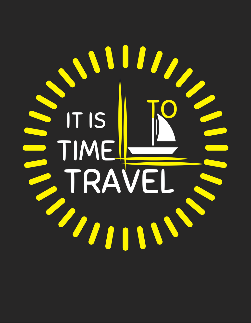 TRAVEL TEE 240 IT IS TIME TO TRAVEL