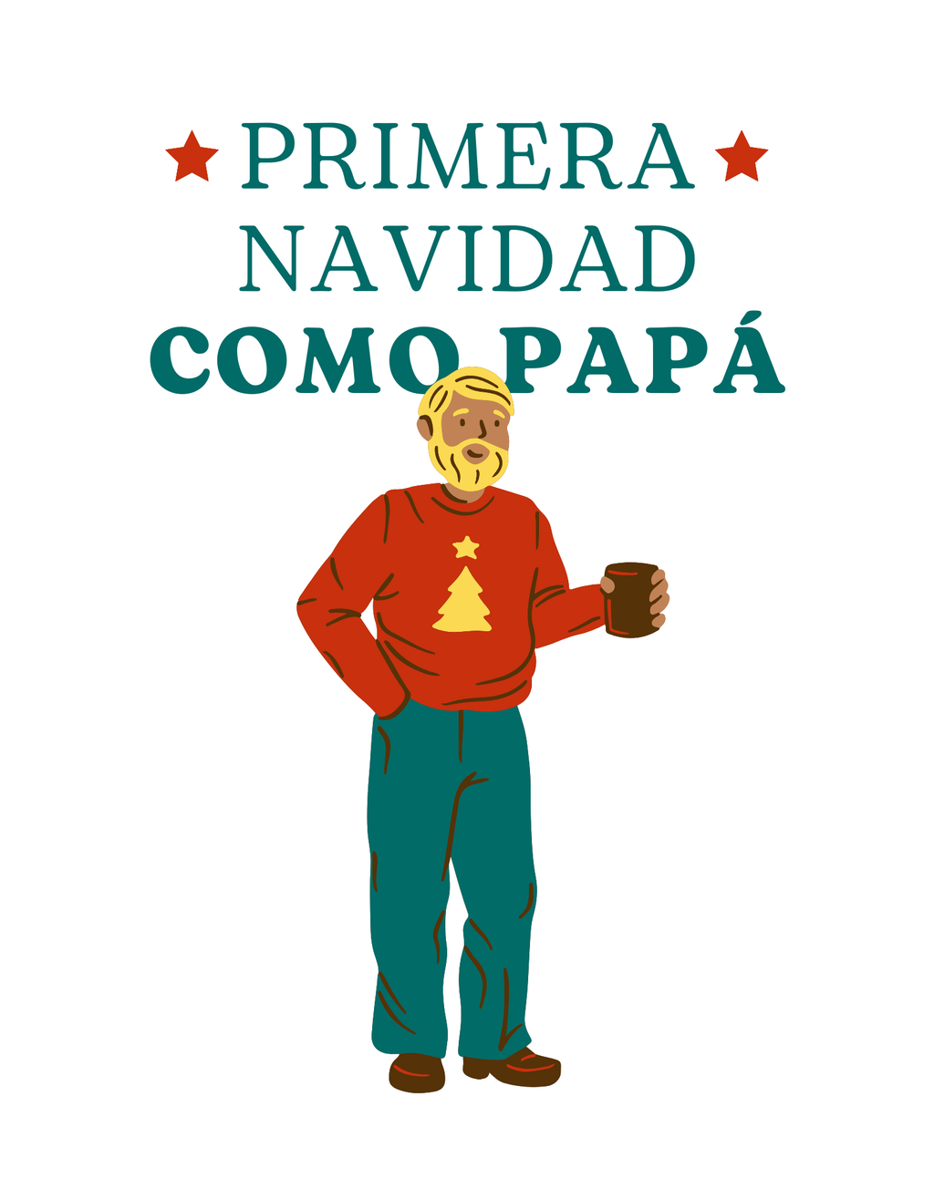 SOLID TEE 240 PRIMERA NAVIDAD COMO PAPÁ