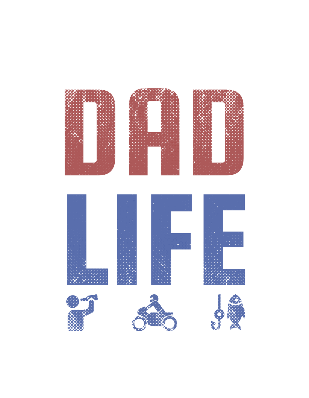 SOLID TEE 240 DAD LIFE