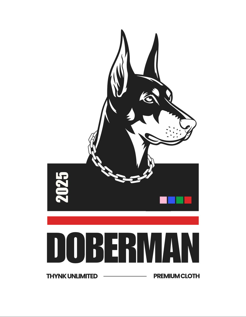 Remera clásica SOLID TEE 240 — DOBERMAN
