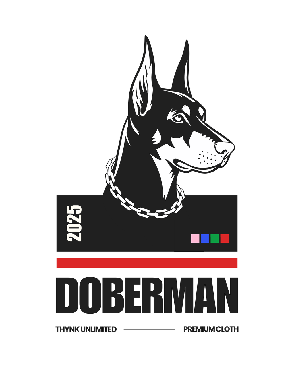 SOLID TEE 240 DOBERMAN