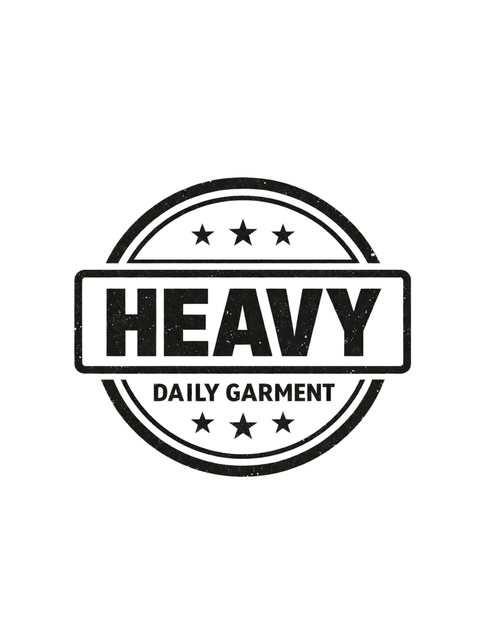 Remera clásica SOLID TEE 240 — HEAVY