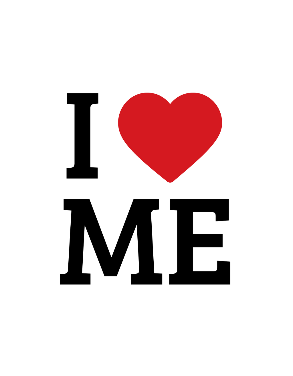 SOLID TEE 240 LOVE ME