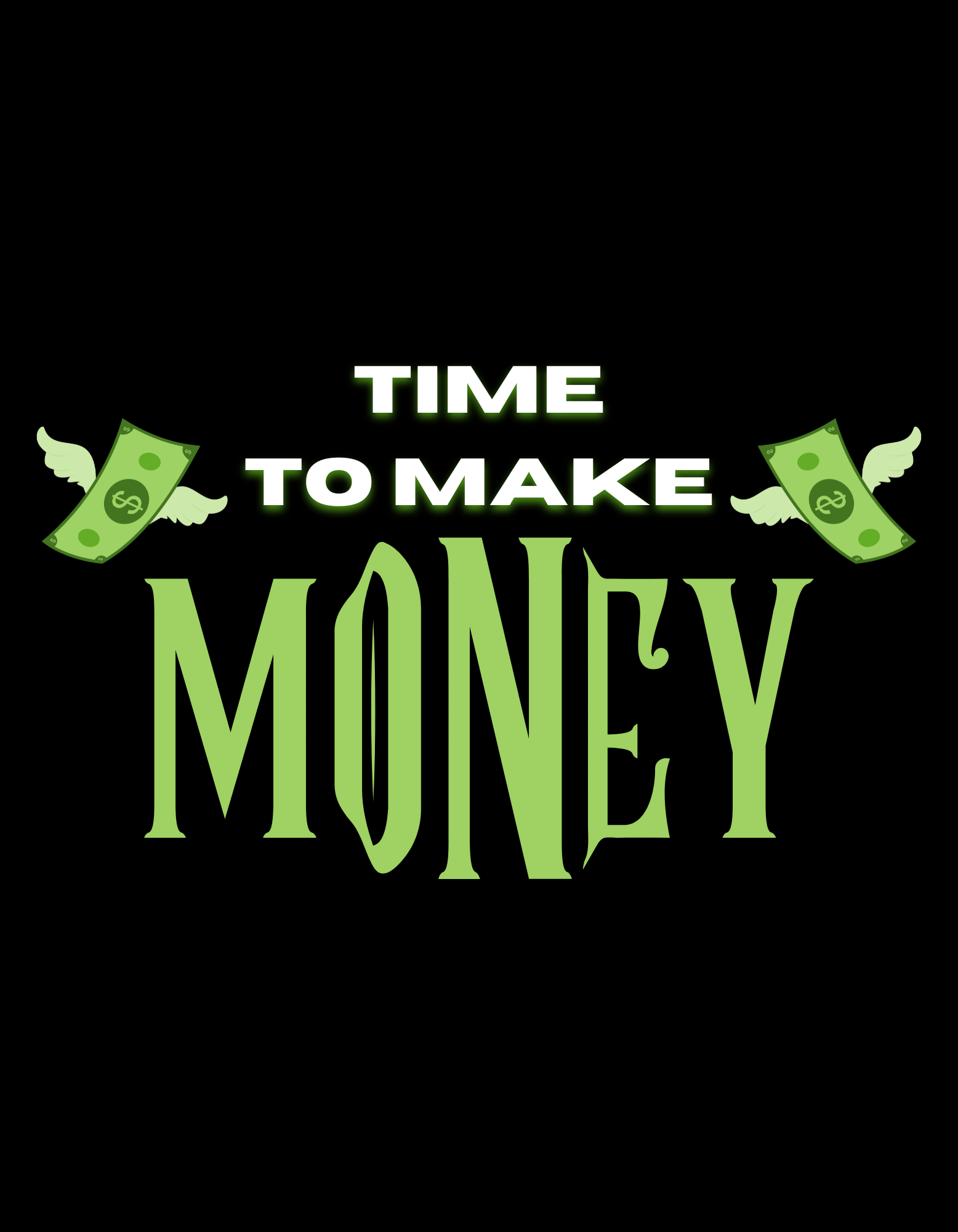 Oversize WEIGHT TEE 240  TIME MONEY