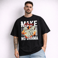 Oversize WEIGHT TEE 240 MAKE MONYE NO DRAMA