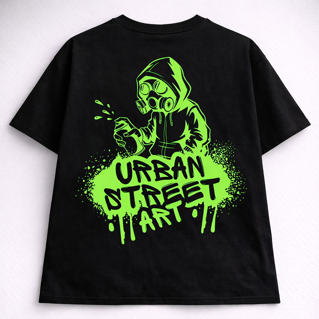 Oversize WEIGHT TEE 240 URBAN STREET ART