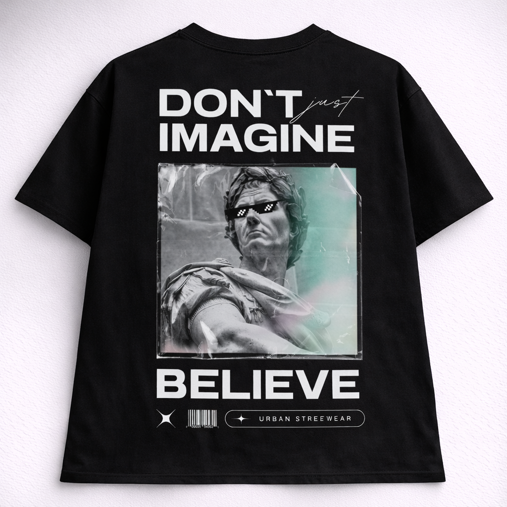 Oversize WEIGHT TEE 240 BELIEVE