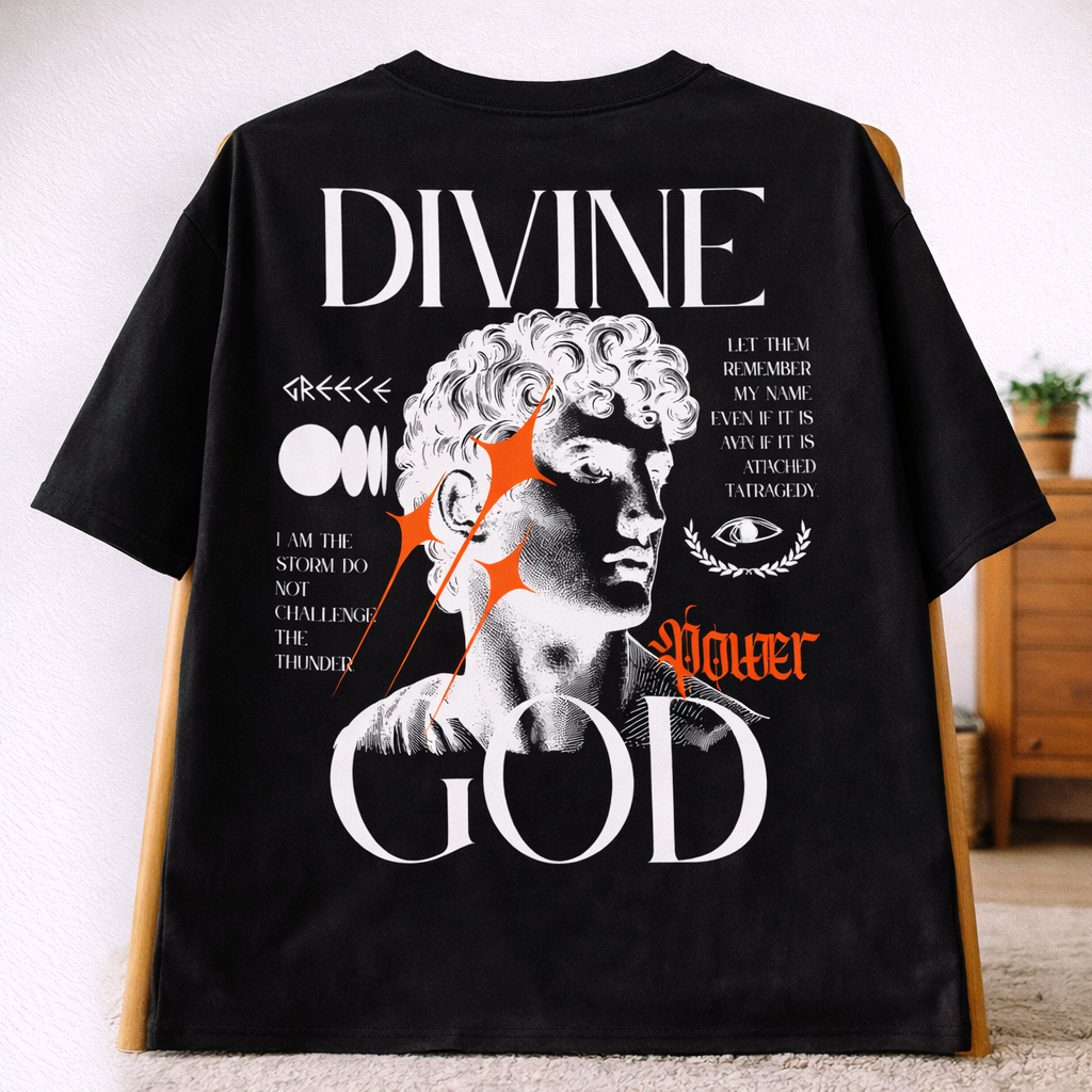 Oversize WEIGHT TEE 240 DIVINE