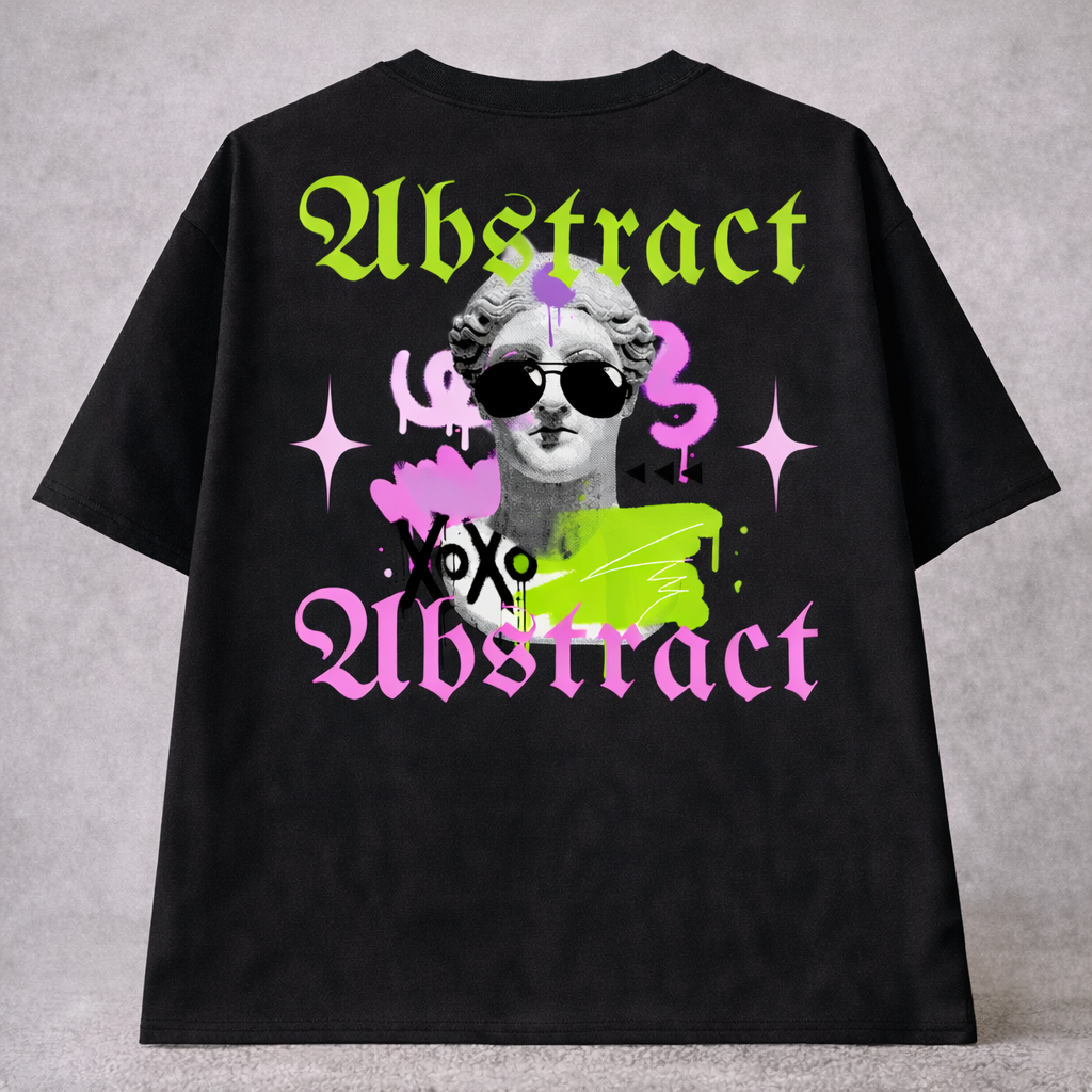 Oversize WEIGHT TEE 240 ABSTRACT