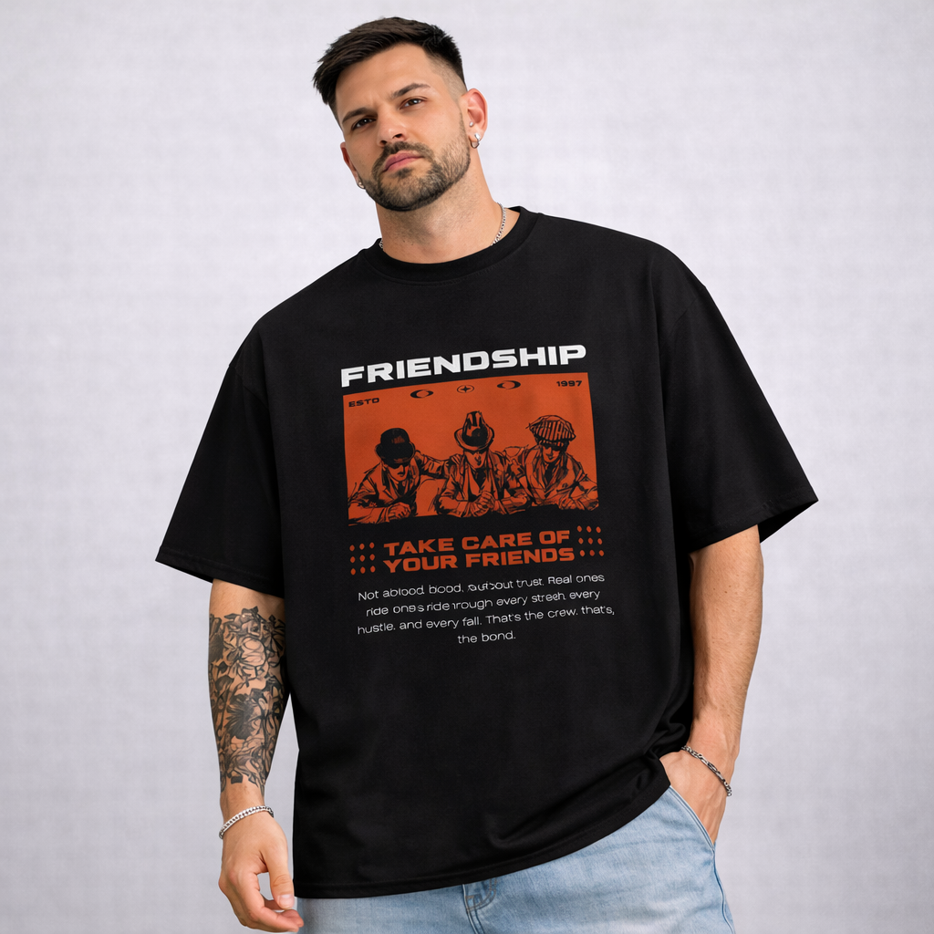 Oversize WEIGHT TEE 240 FRIENDS