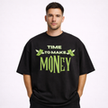 Oversize WEIGHT TEE 240  TIME MONEY