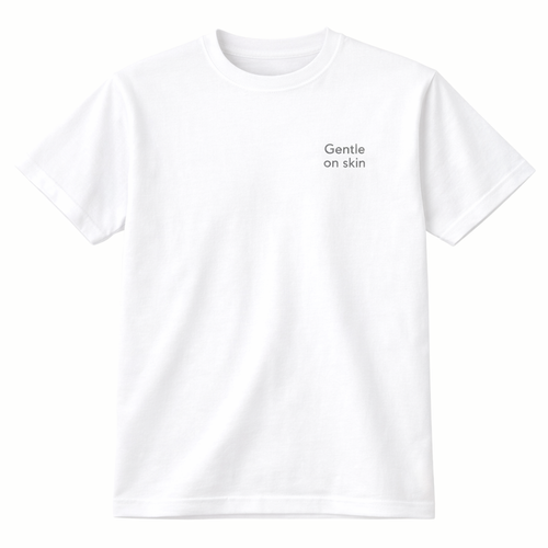 Remera clásica SOFTSKIN TEE 240 — GENTLE ON SKIN