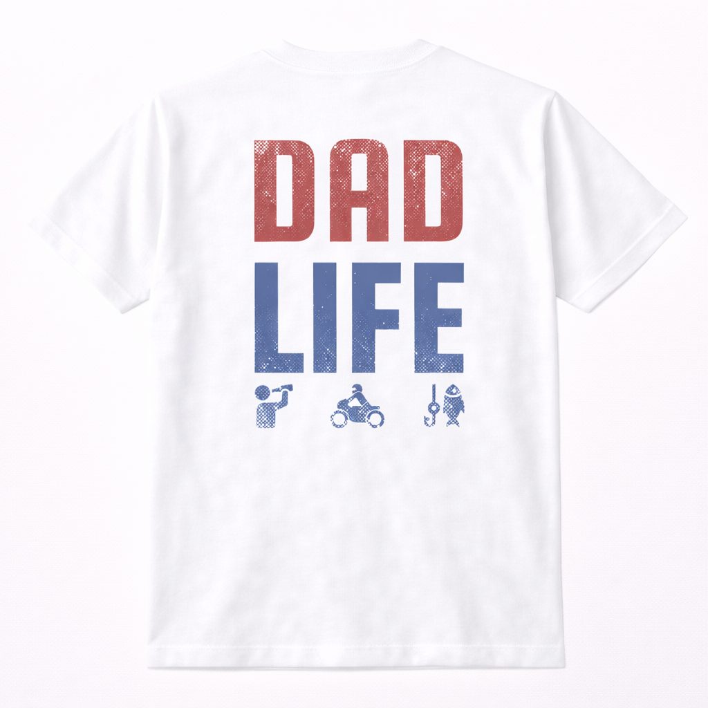 SOLID TEE 240 DAD LIFE