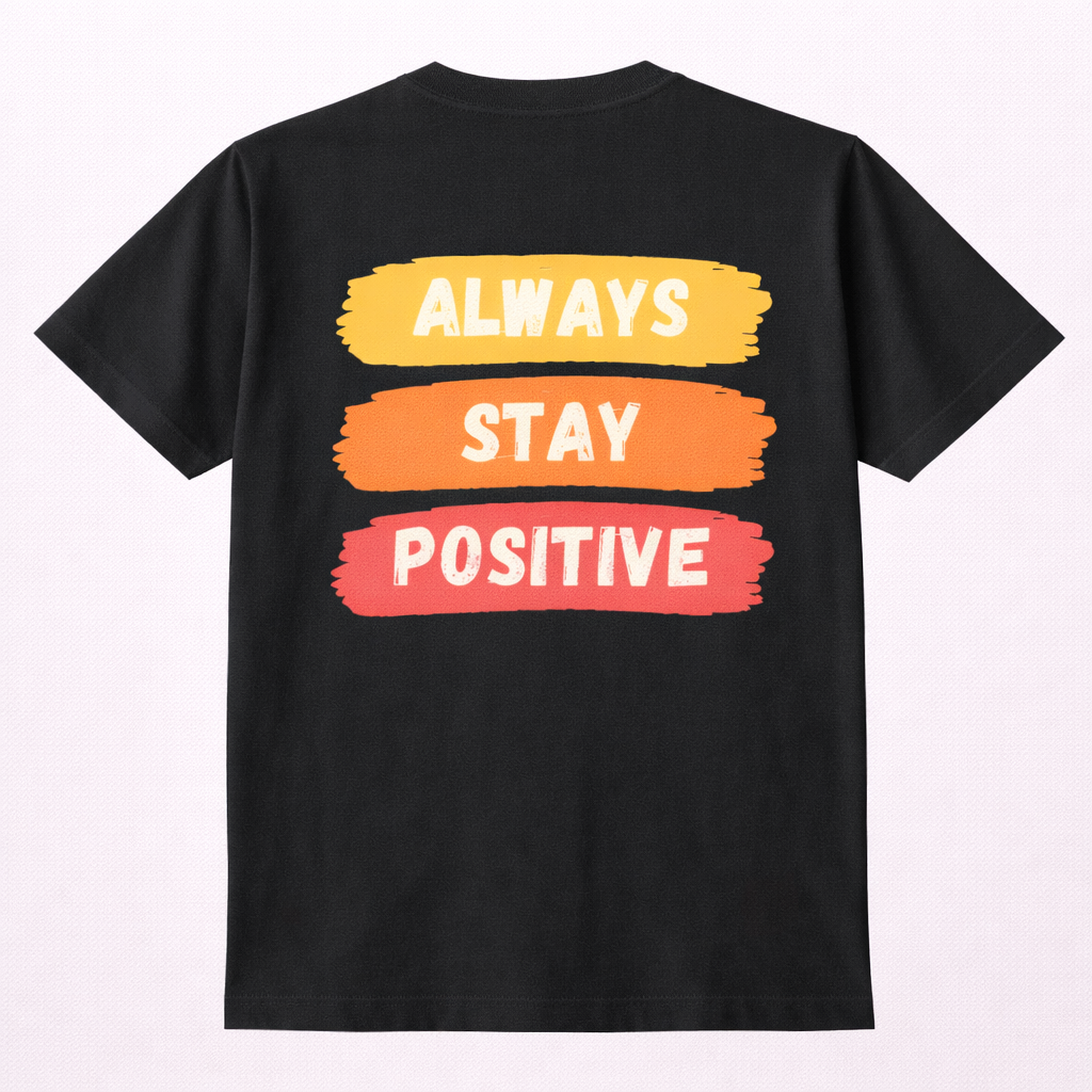 SOLID TEE 240 ALWAYS STAY POSITIVE