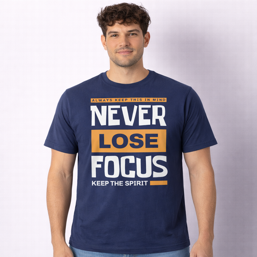 SOLID TEE 240 NEVER LOSE FOCUS
