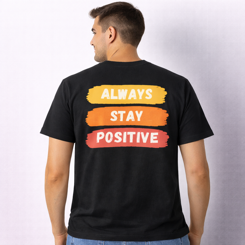 SOLID TEE 240 ALWAYS STAY POSITIVE