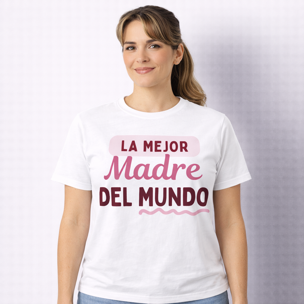 SOLID TEE 240 LA MEJOR MADRE DEL MUNDO