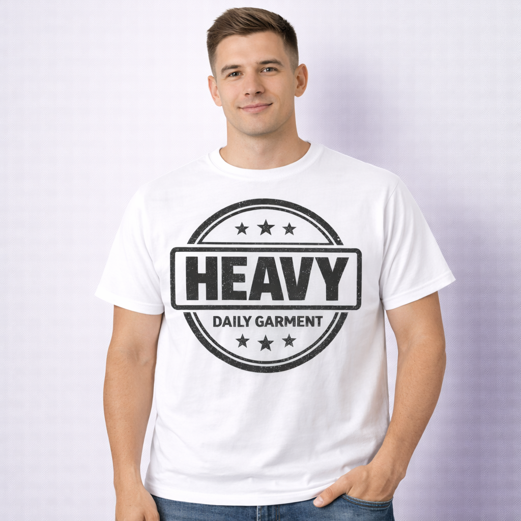 SOLID TEE 240 HEAVY