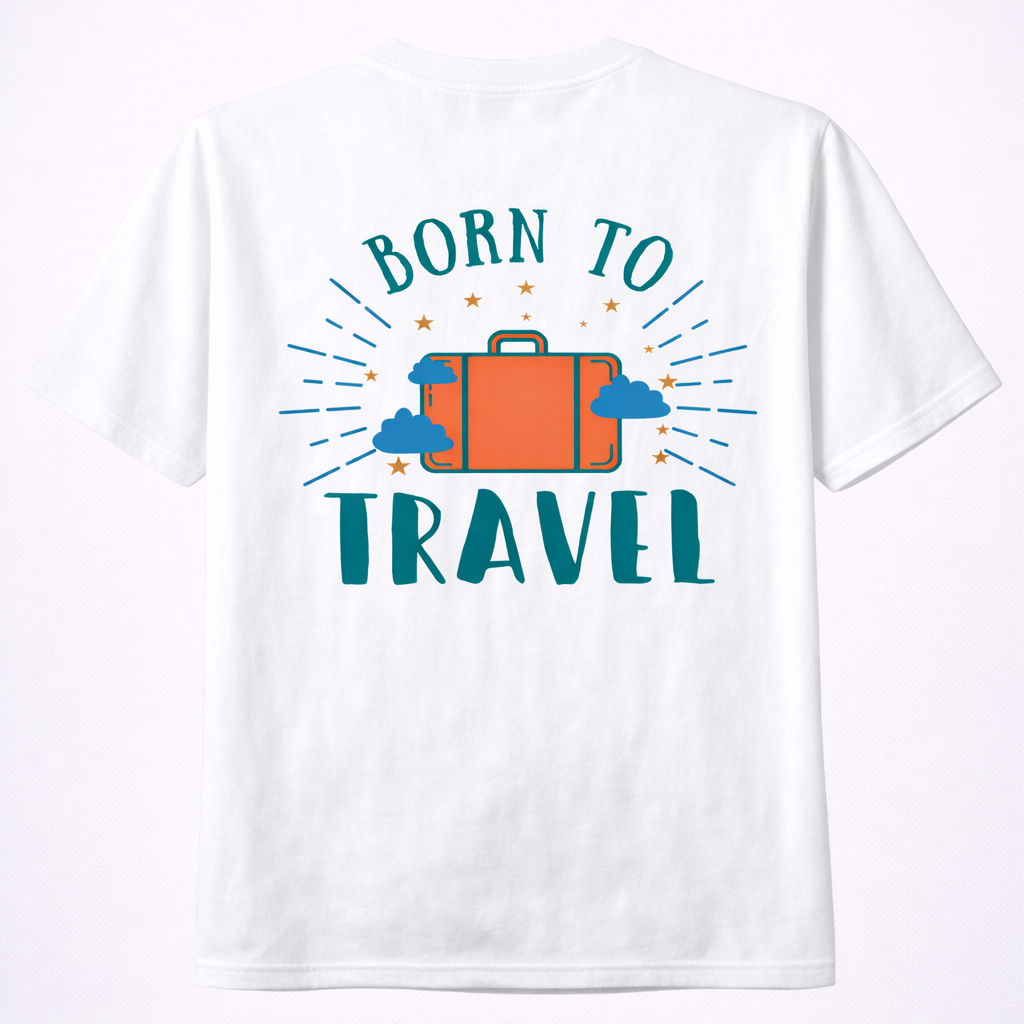 TRAVEL TEE 240 BORN TO TRAVEL