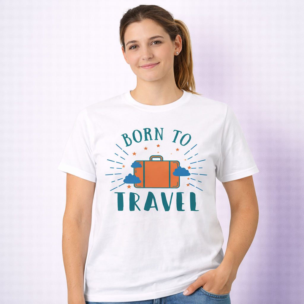 TRAVEL TEE 240 BORN TO TRAVEL