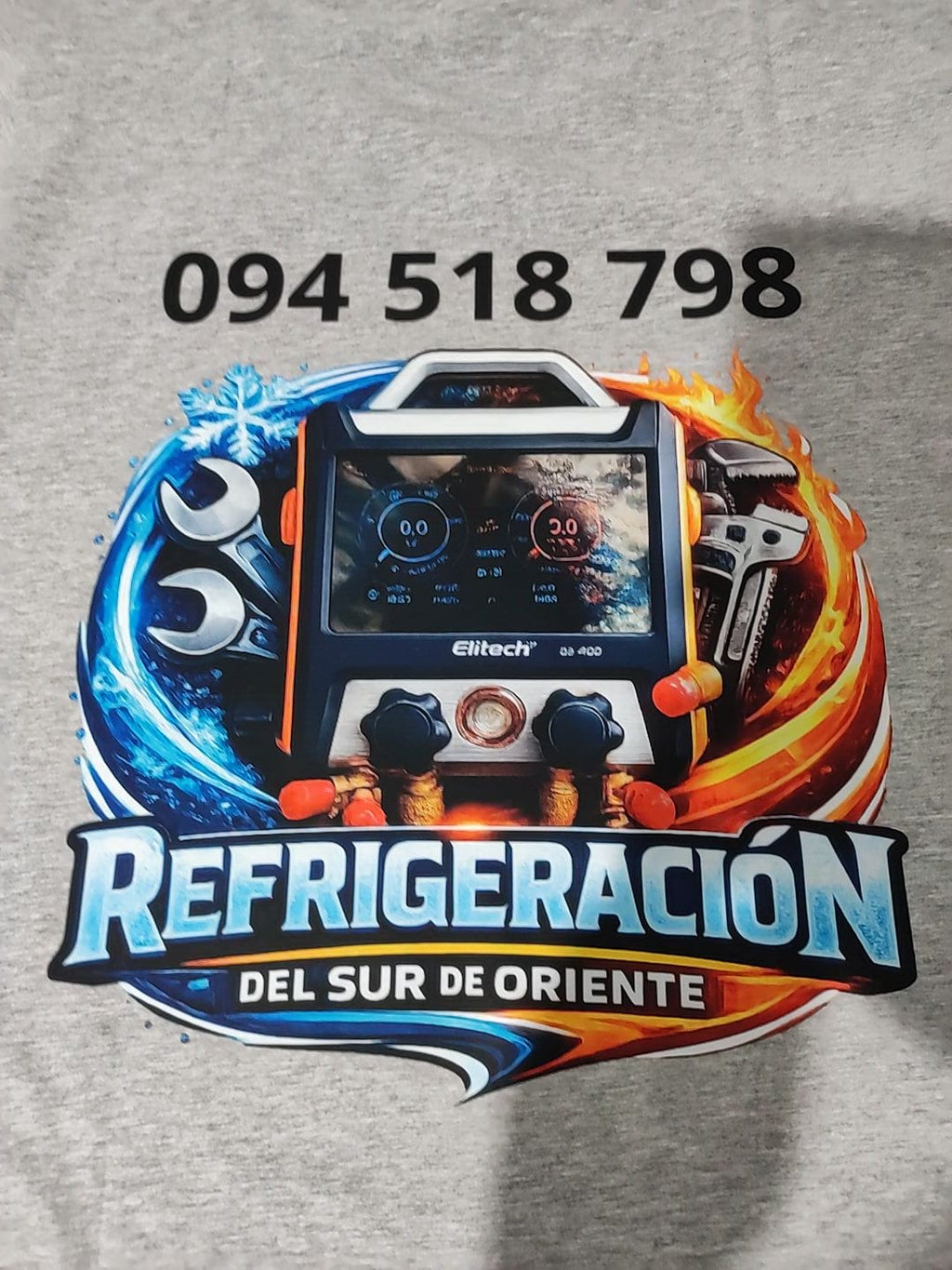 Detalle real de personalización DTF realizada por SKCREACIONES