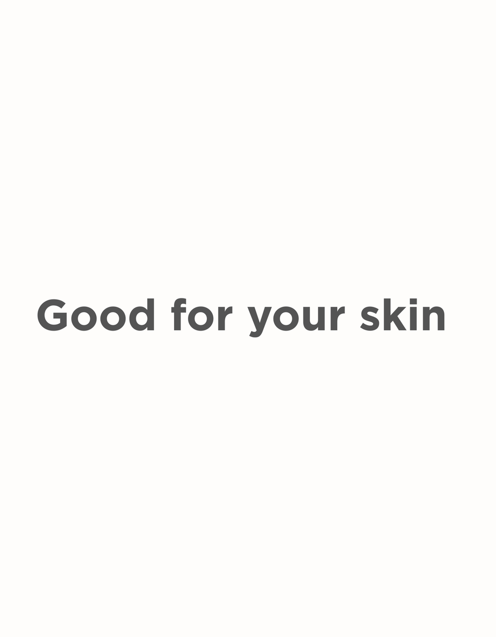 Remera clásica SOFTSKIN TEE 240 — GOOD FOR YOUR SKIN