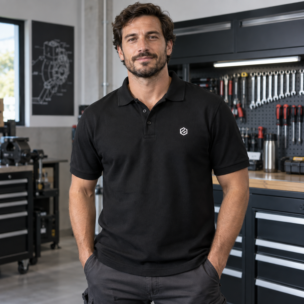 Remera polo de trabajo personalizada