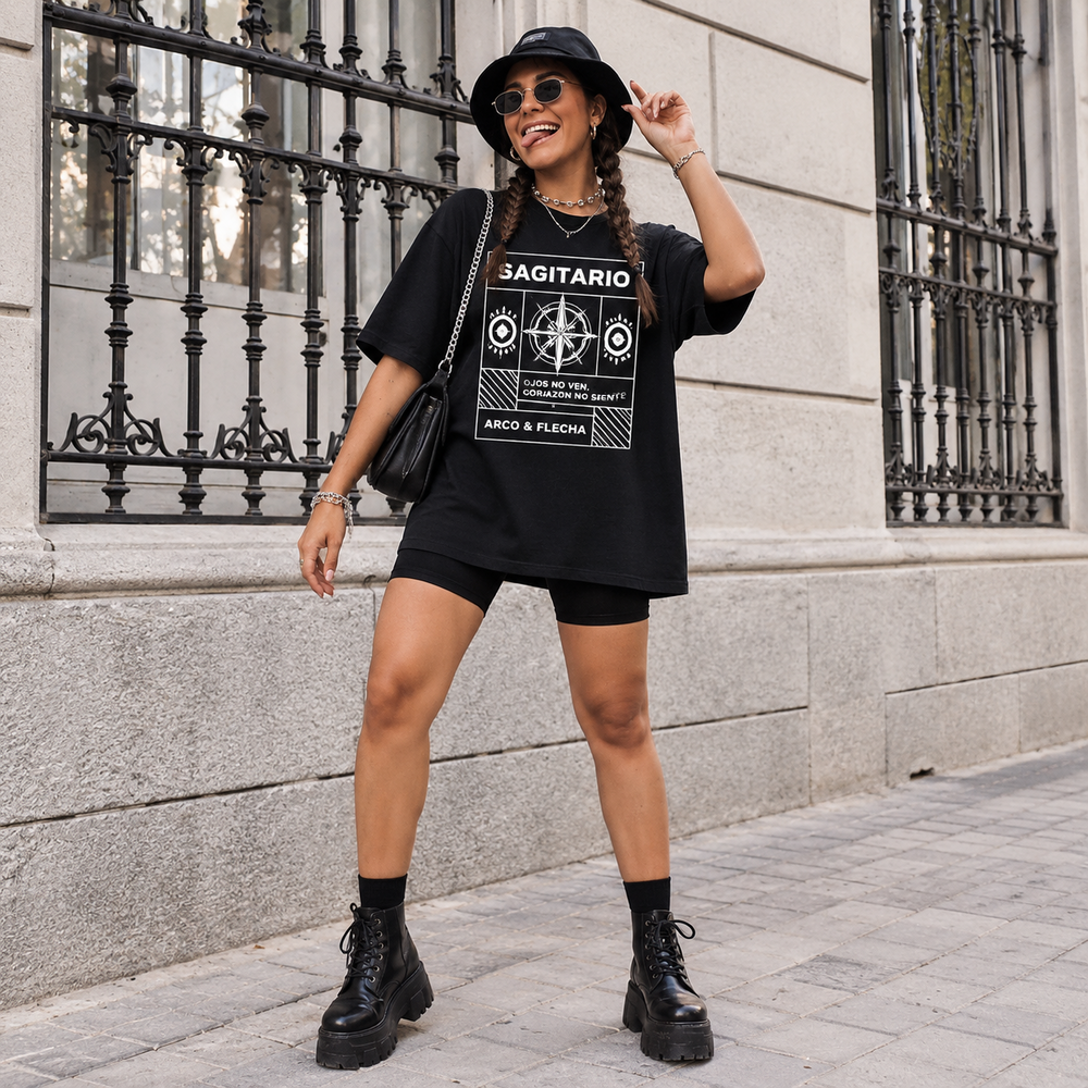 Remera Oversize Sagitario